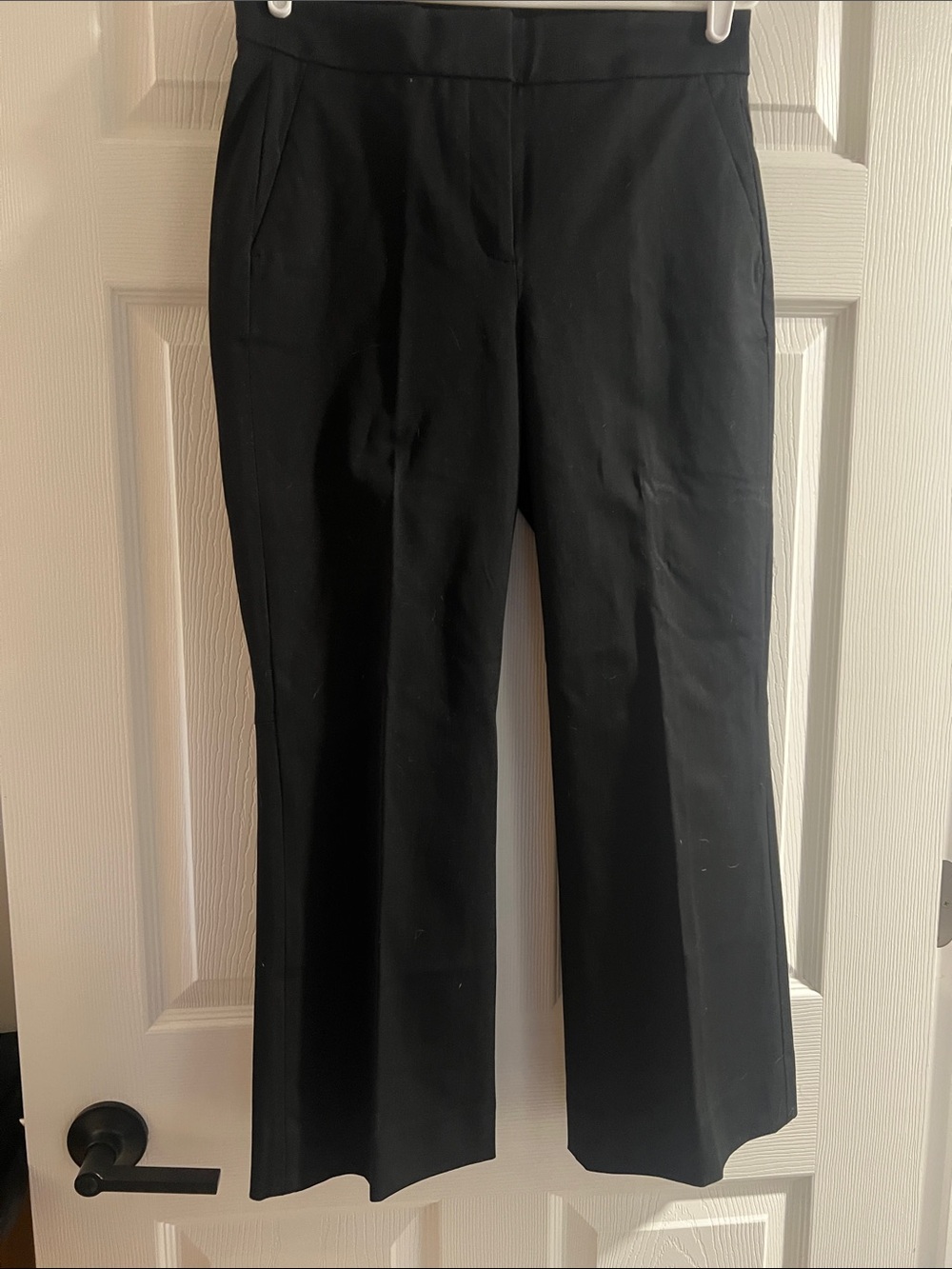 J. Crew Black Boot-Cut Pants